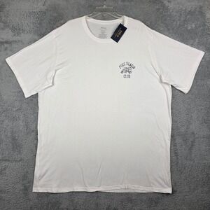 Polo Ralph Lauren T Shirt Men 2XL Tall White Beach Club Lobster Graphic Stretch